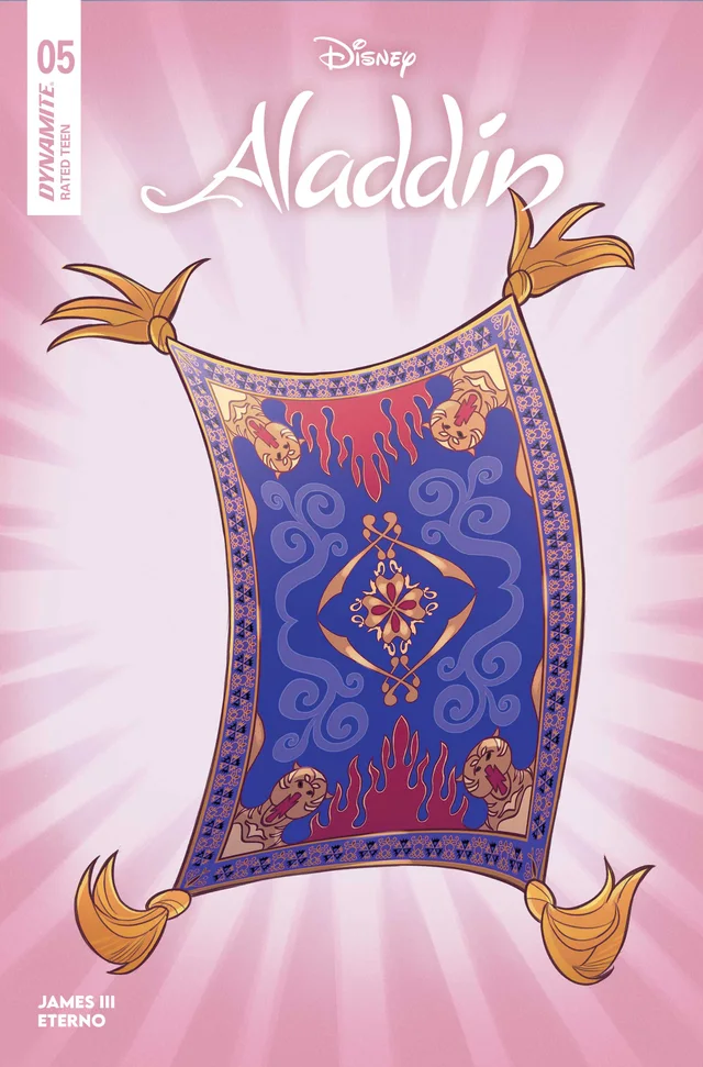 Tapa de Aladdin #5 · Cover D Cartoon Head Var