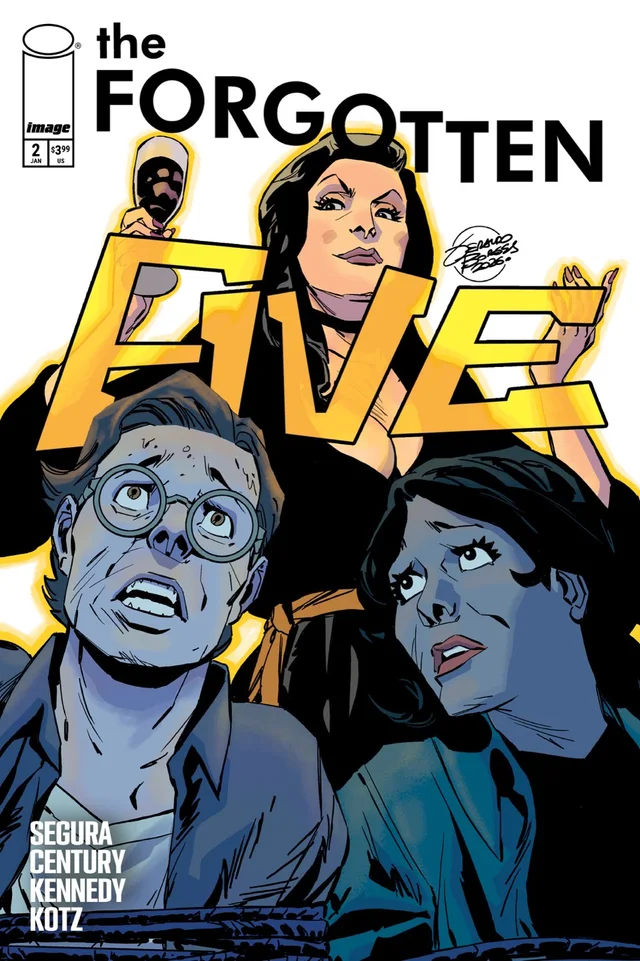 Tapa de Forgotten Five #2 · Cover C Geraldo Borges Var