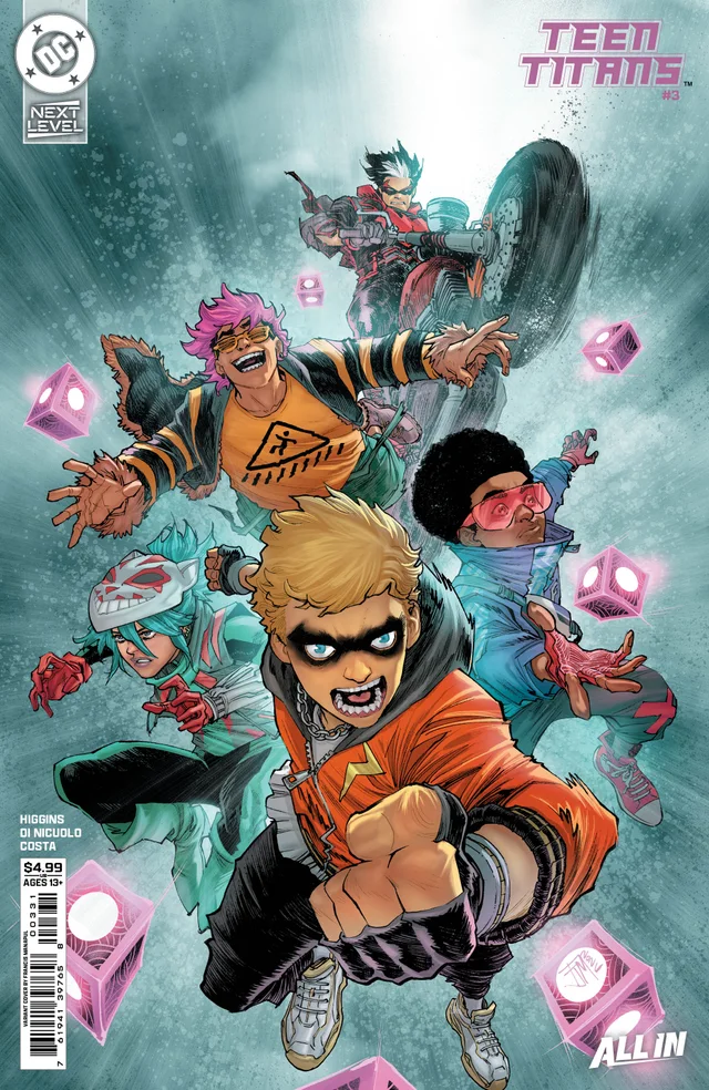 Tapa de Teen Titans #3 · Cover C Francis Manapul Card Stock Var