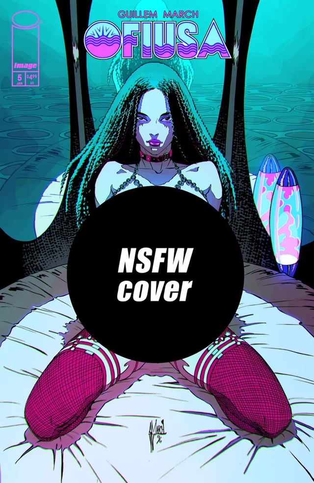 Tapa de Ofiusa #5 · Cover E Guillem March Nsfw Polybagged Var