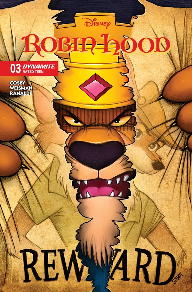 Tapa de Robin Hood #3 · Cover E Nathan Szerdy Var
