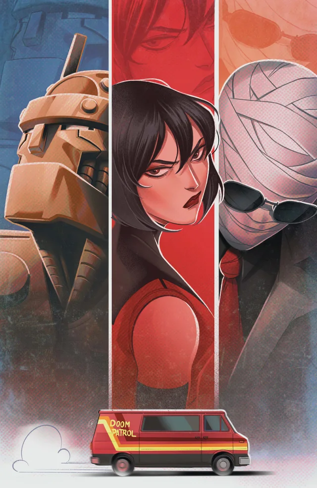 Tapa de Doom Patrol #5 · Cover C Sweeney Boo Card Stock Var