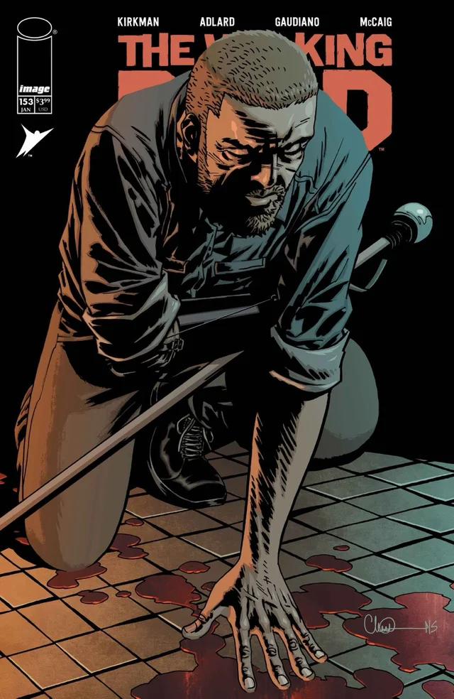 Tapa de Walking Dead Deluxe #153 · Cover B Charlie Adlard And Dave Mccaig Var