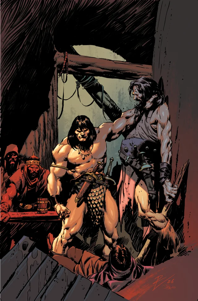 Tapa de Conan The Barbarian #37 · Cover G Roberto De La Torre Virgin Cardstock Var