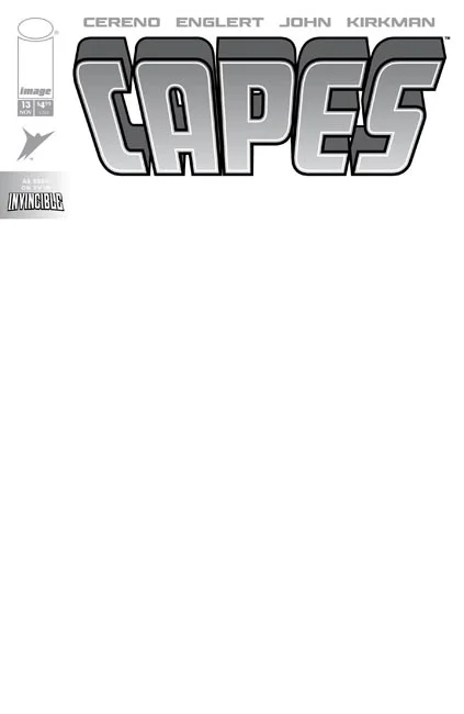 Tapa de Invincible Universe Capes #13 · Cover F Blank Sketch Var