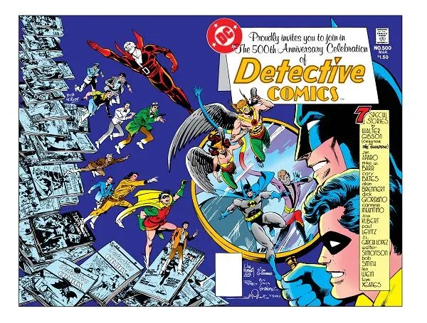 Tapa de Detective Comics Facsimile Edition #500 · Cover C Artist Jam Foil Var