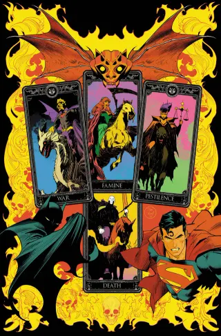 Tapa Cover A - Dan Mora de Batman Superman Worlds Finest #57