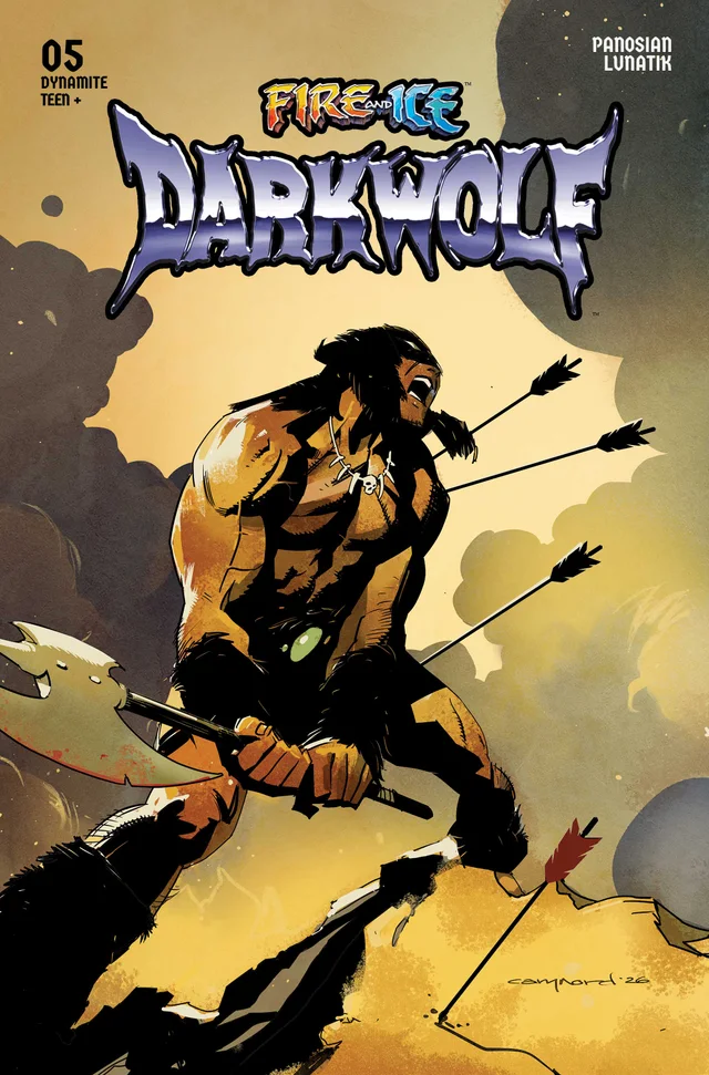 Tapa de Fire And Ice Darkwolf #5 · Cover E Cary Nord Var