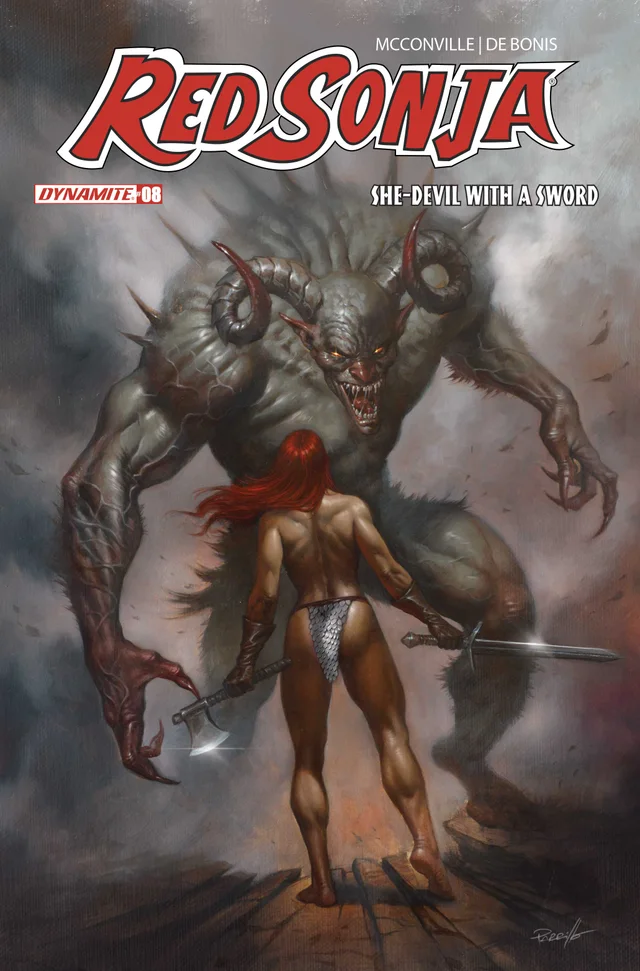 Tapa de Red Sonja She Devil With A Sword #8 · Cover B Lucio Parrillo Var