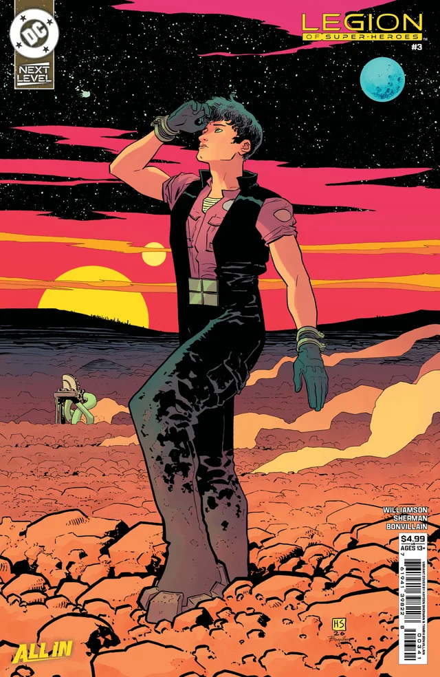 Tapa de Legion Of Super-Heroes #3 · Cover D Hayden Sherman Card Stock Var