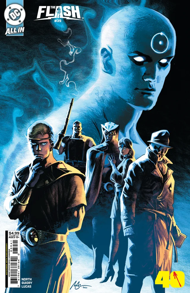 Tapa de Flash #39 · Cover D Rafael Albuquerque Watchmen 40th Anniversary Card Stock Var