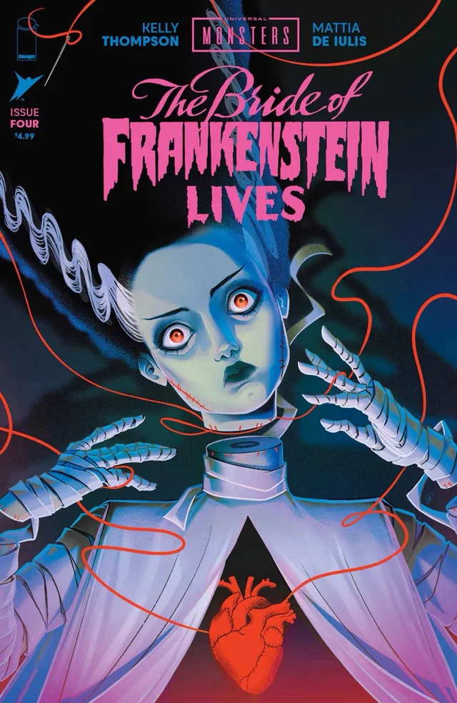 Tapa de Universal Monsters The Bride Of Frankenstein Lives #4 · Cover B Sweeney Boo Var