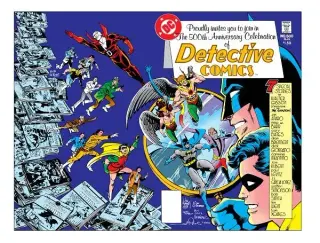 Tapa Cover C - Artist Jam Foil Var de Detective Comics Facsimile Edition #500