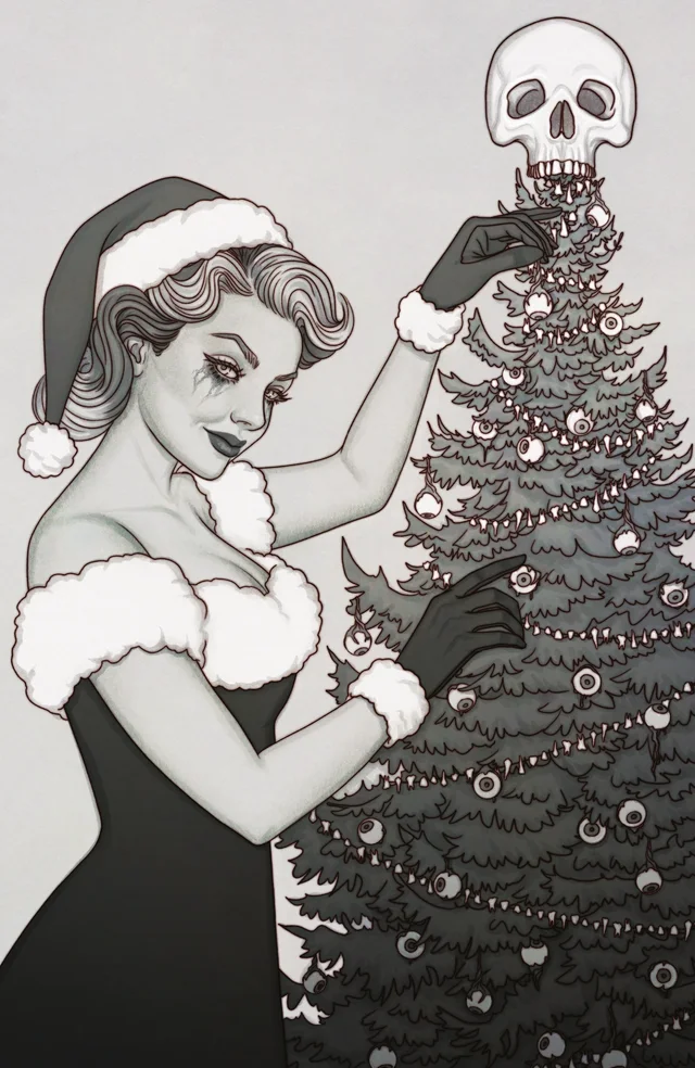 Tapa de Christmas Darkness #1 · Cover C Glow In The Dark Variant