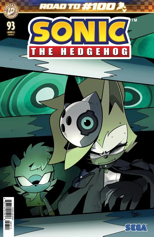 Tapa de Sonic The Hedgehog #93 · Cover A