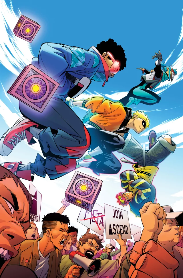 Tapa de Teen Titans #4 · Cover A Daniele Di Nicuolo