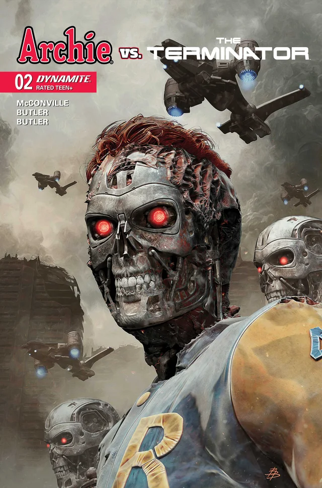 Tapa de Archie Vs The Terminator #2 · Cover B Bjorn Barends Var