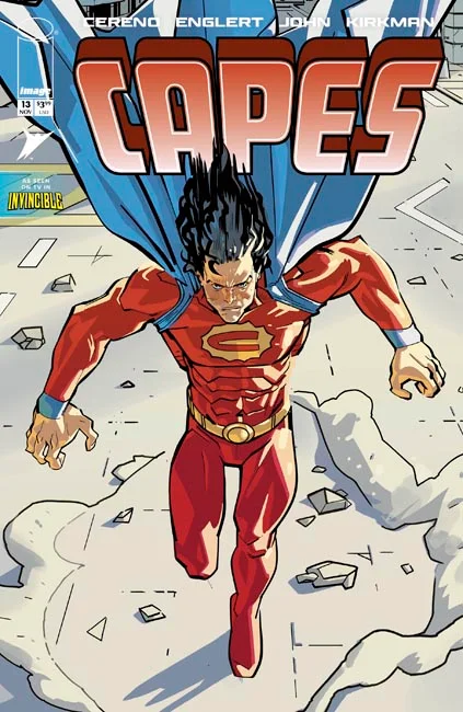 Tapa de Invincible Universe Capes #13 · Cover B Conor Hughes Var