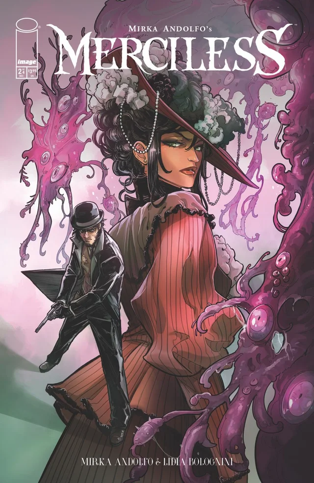 Tapa de Merciless #2 · Cover B Lidia Bolognini Var