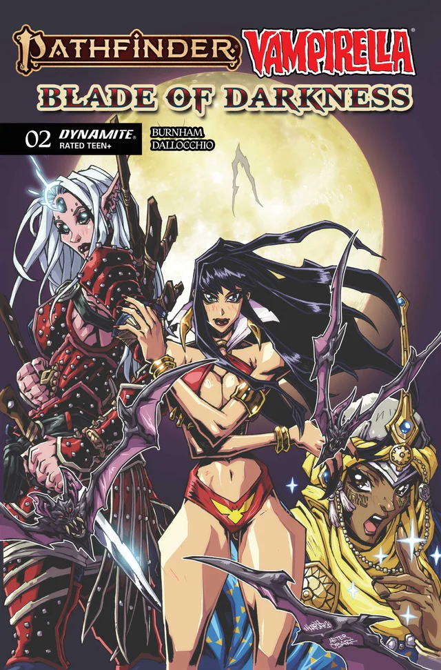 Tapa de Pathfinder Vampirella Blade Of Darkness #2 · Cover B Andrew Huerta Var