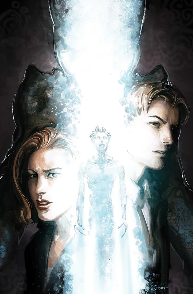 Tapa de X Files #2 · Cover H Clayton Crain Metal Premium Var