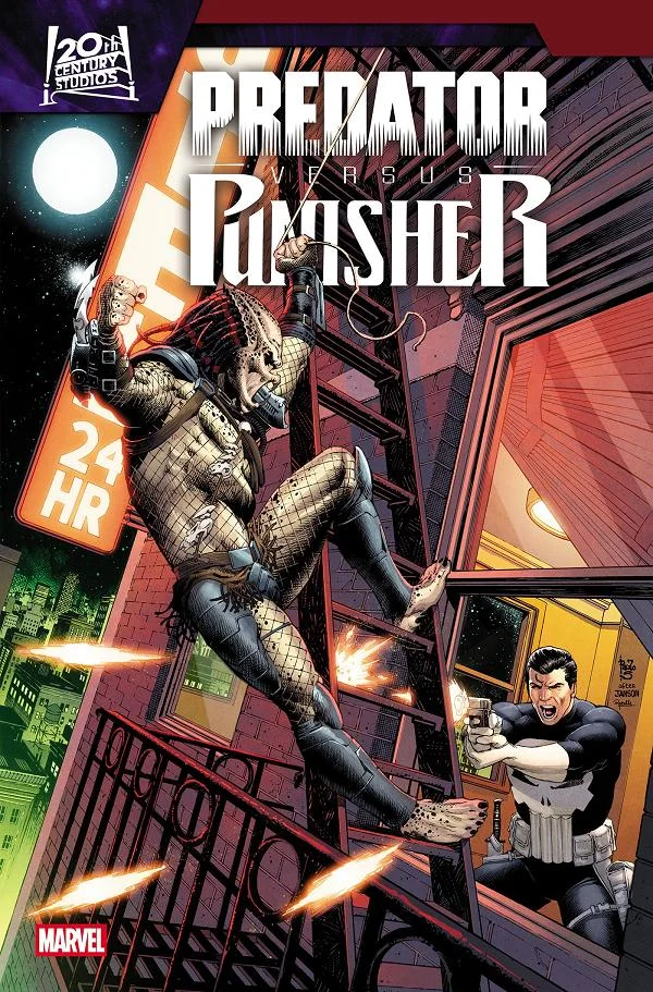 Tapa de Predator Vs. Punisher #2 · Cover B Paulo Siqueira Homage Variant