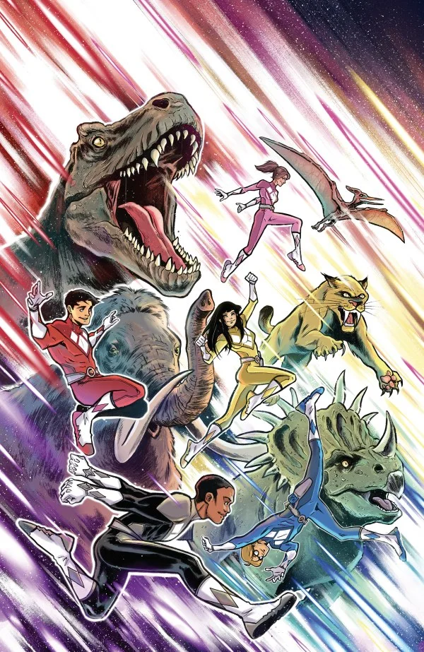 Tapa de Mighty Morphin Power Rangers #6 · Cover E Foil Variant