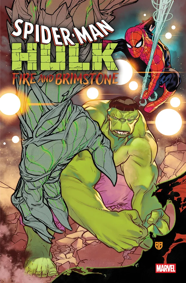 Tapa de Spider-Man/Hulk: Fire And Brimstone #5 · Cover A R.B. Silva