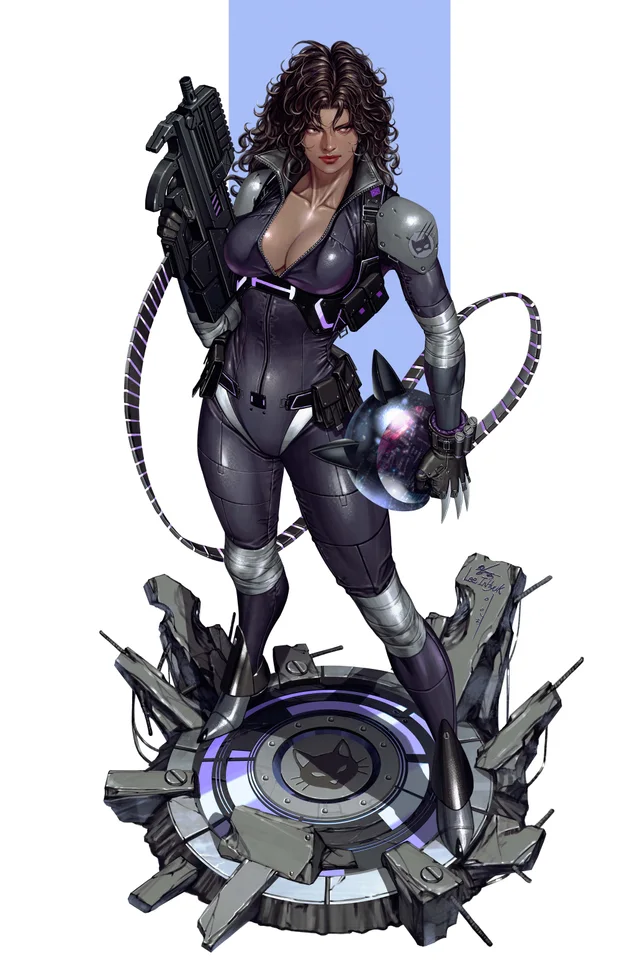Tapa de Absolute Catwoman #5 · Cover B Inhyuk Lee Card Stock Var