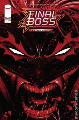 Tapa de Final Boss Black White And Blood Reprint #1 · Cover B Tyler Kirkham Snarl Var