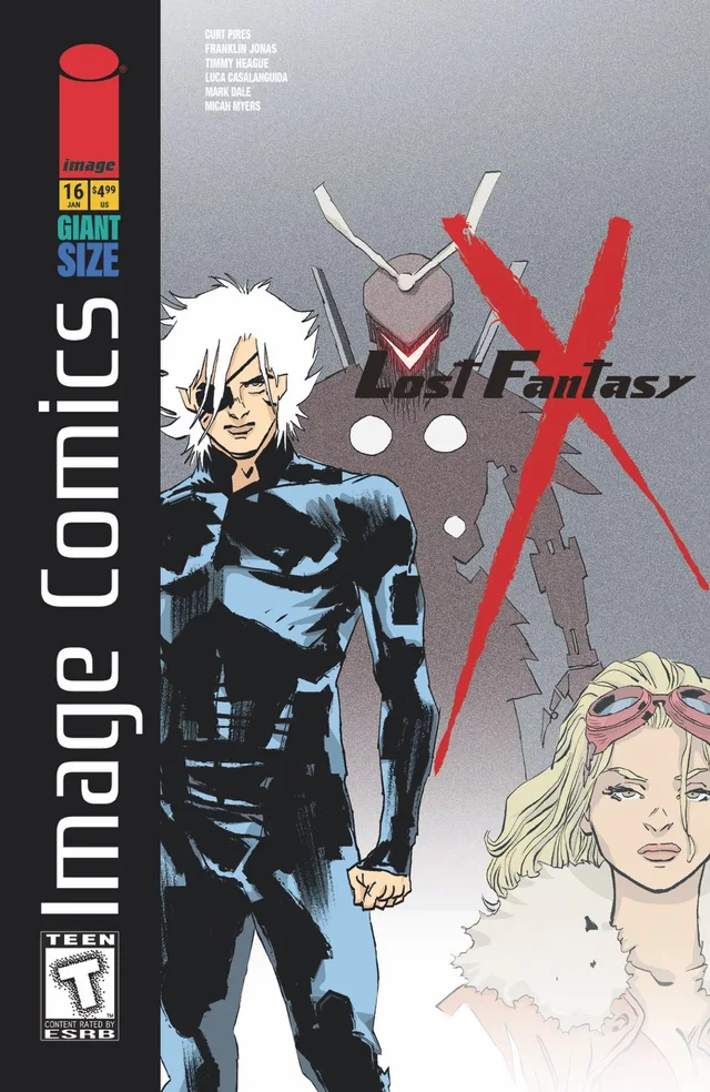 Tapa de Lost Fantasy #16 · Cover B Luca Casalanguida Homage Var