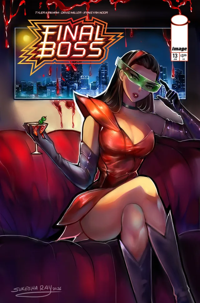 Tapa de Final Boss #13 · Cover C Sukesha Ray Var