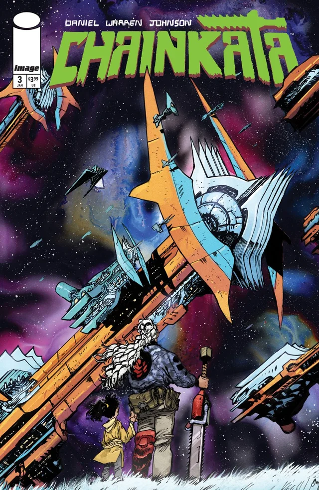 Tapa de Chainkata #3 · Cover A Daniel Warren Johnson And Mike Spicer
