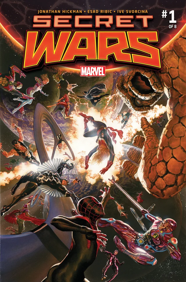 Tapa de Secret Wars Facsimile Edition #1 · Edición estándar