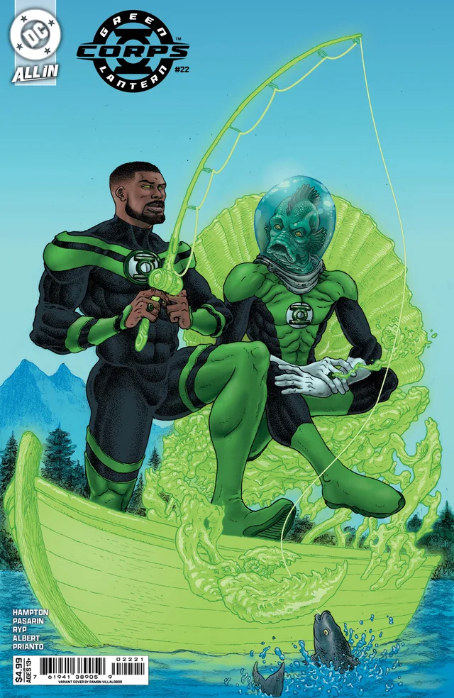 Tapa de Green Lantern Corps #22 · Cover B Ramon Villalobos Card Stock Var