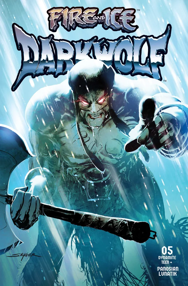 Tapa de Fire And Ice Darkwolf #5 · Cover D Stuart Sayger Var