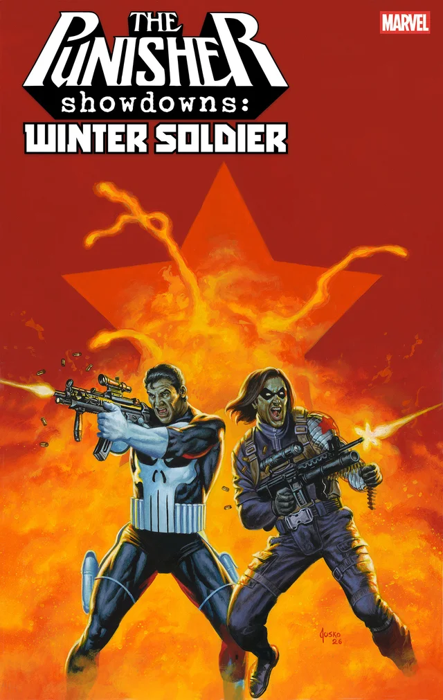 Tapa de Punisher Showdowns: Winter Soldier #1 · Cover B Joe Jusko Variant
