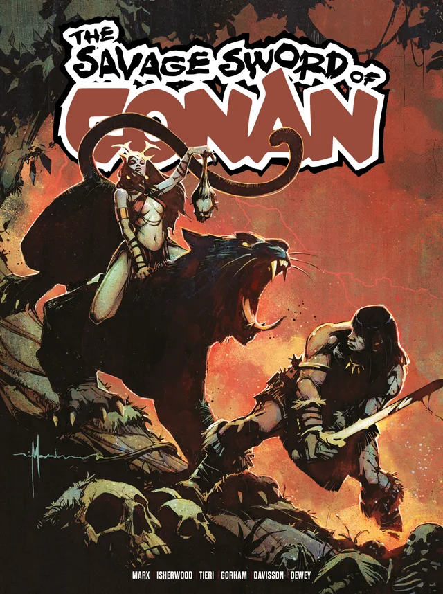 Tapa de Savage Sword Of Conan #17 · Cover B Nick Marinkovich Var