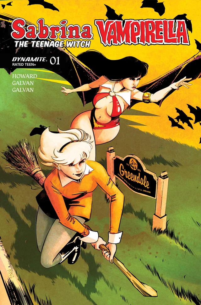 Tapa de Sabrina The Teenage Witch Vampirella #1 · Cover C Sebastian Piriz Var