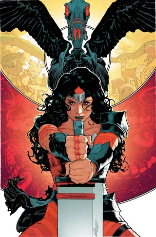 Tapa Cover C - Jeff Spokes Card Stock Var de Absolute Wonder Woman #28