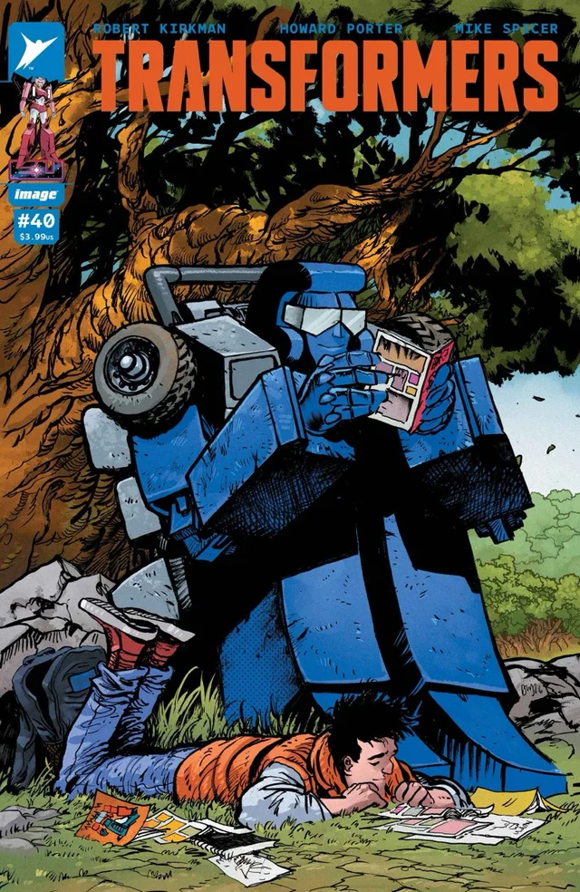 Tapa de Transformers #40 · Cover B Daniel Warren Johnson And Mike Spicer Var