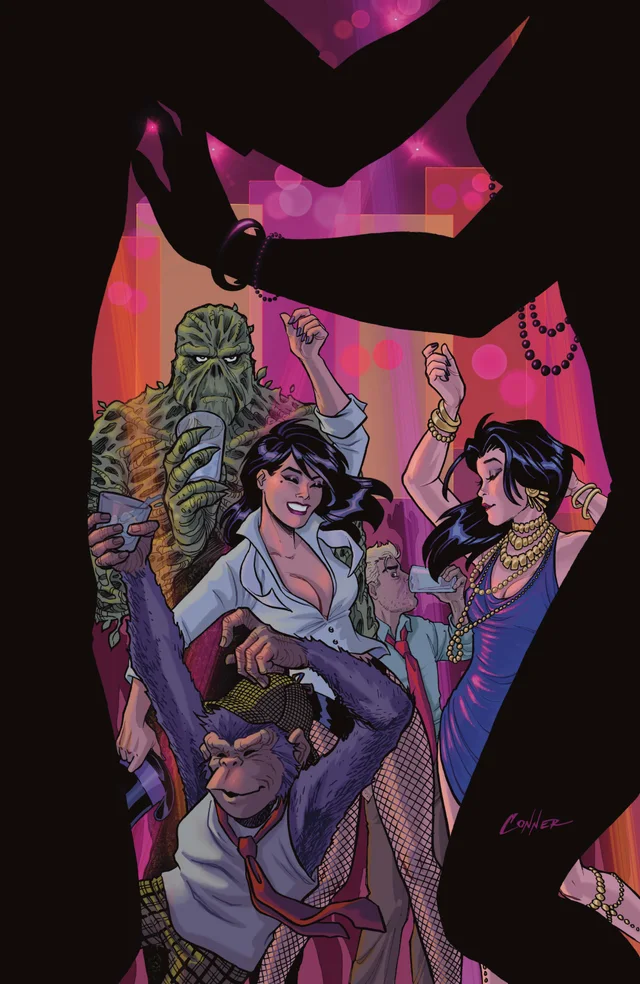 Tapa de Dcs Crazy Little Swamp Thing Called Love #1 · Cover A Amanda Conner