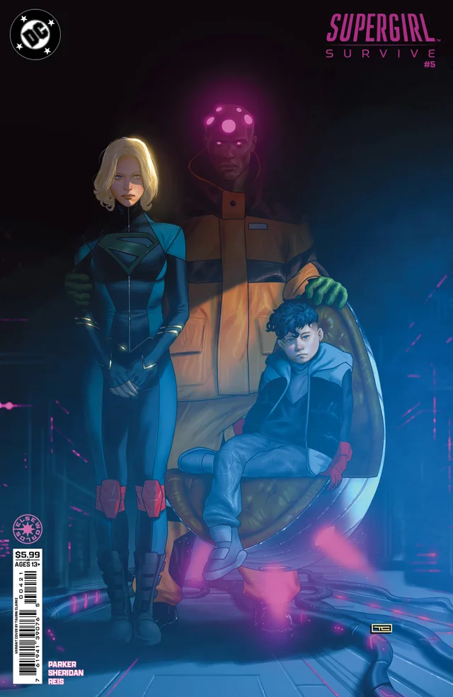 Tapa de Supergirl Survive #5 · Cover B Taurin Clarke Card Stock Var