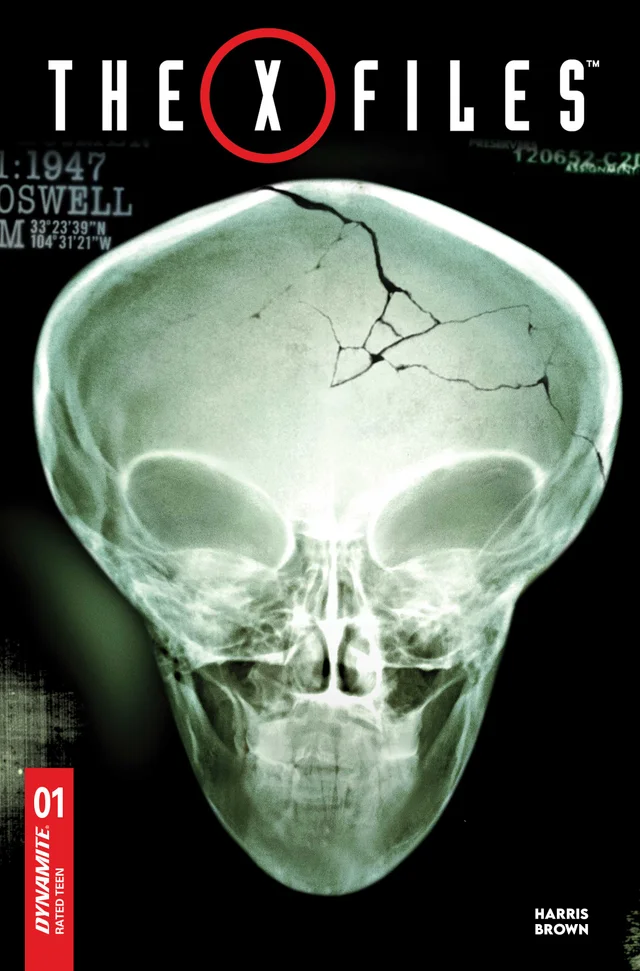 Tapa de X Files #1 · Cover A Roswell Photo