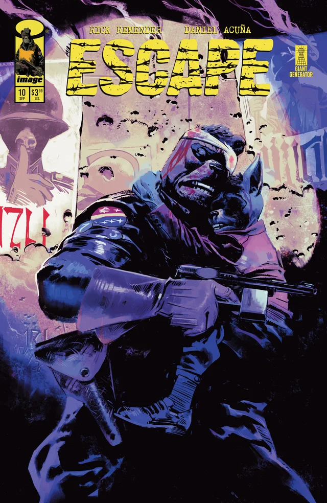 Tapa de Escape #10 · Cover A Daniel Acuna