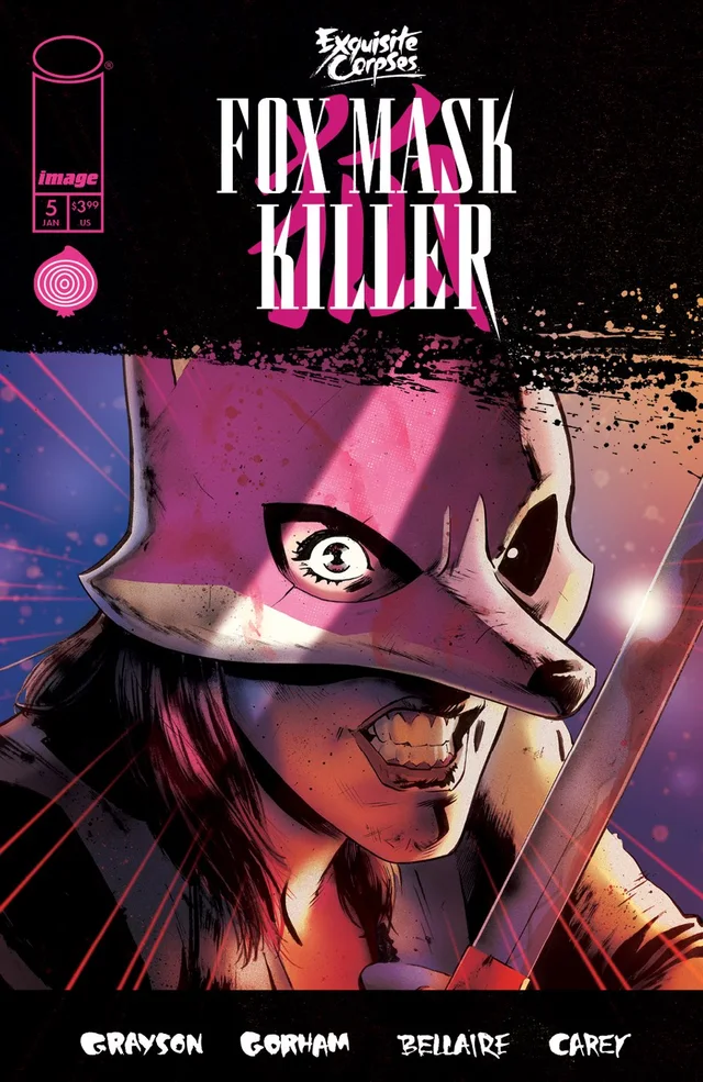 Tapa de Exquisite Corpses Fox Mask Killer #5 · Cover A Adam Gorham