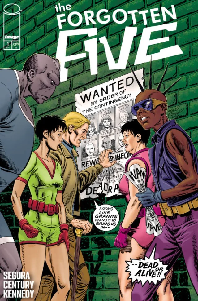 Tapa de Forgotten Five #1 · Cover D Jerry Ordway Var