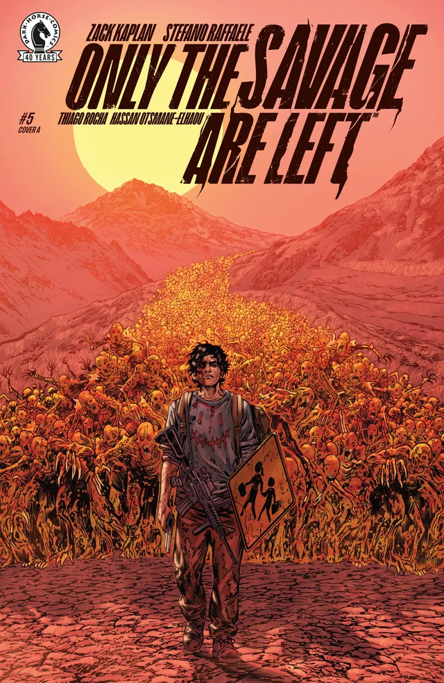 Tapa de Only The Savage Are Left #5 · Cover A Stefano Raffaele