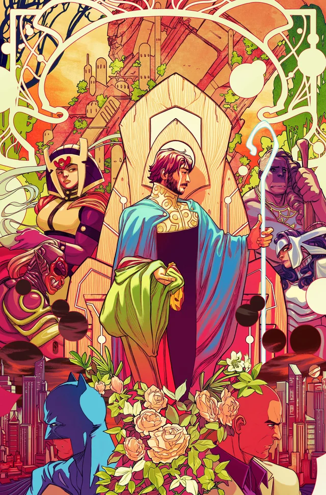 Tapa de Dc All In Saga The New Gods #1 · Cover A Nimit Malavia