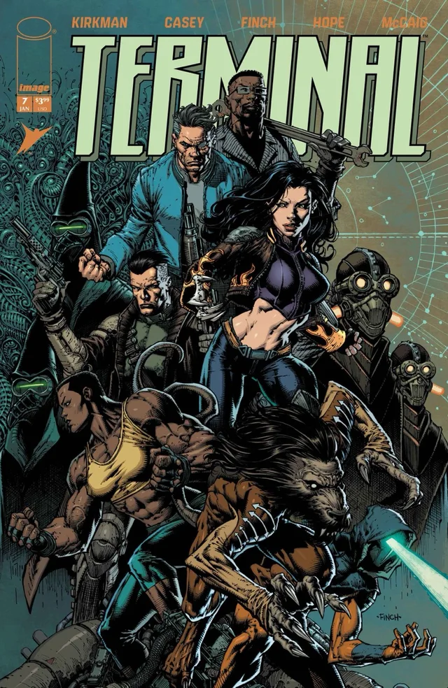 Tapa de Terminal #7 · Cover A David Finch And Dave Mccaig